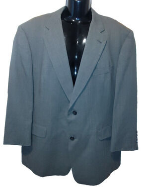 Krizia Menswear Men’s Gray Classic Two Button Style Suit Jacket Size 42 BG24